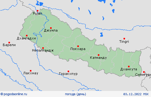 обзор Непал Азия пргностические карты