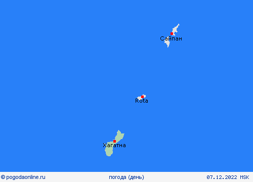 обзор Гуам Океания пргностические карты