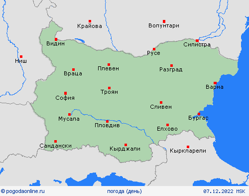 обзор Болгария Европа пргностические карты