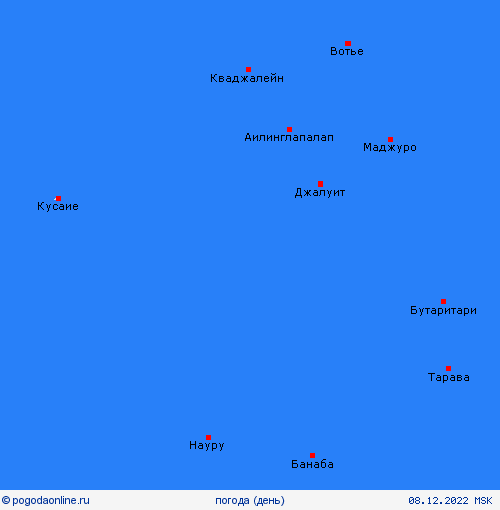 обзор Маршалловы Острова Океания пргностические карты