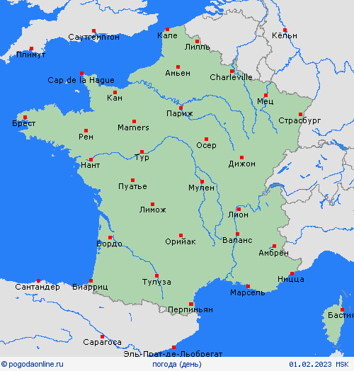 обзор Франция Европа пргностические карты