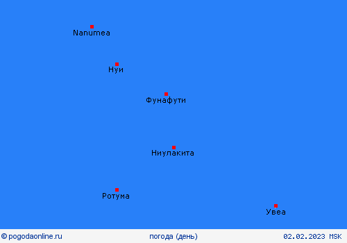обзор Тувалу Океания пргностические карты