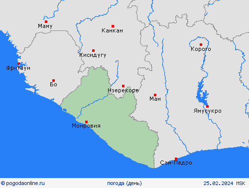 обзор Либерия Африка пргностические карты