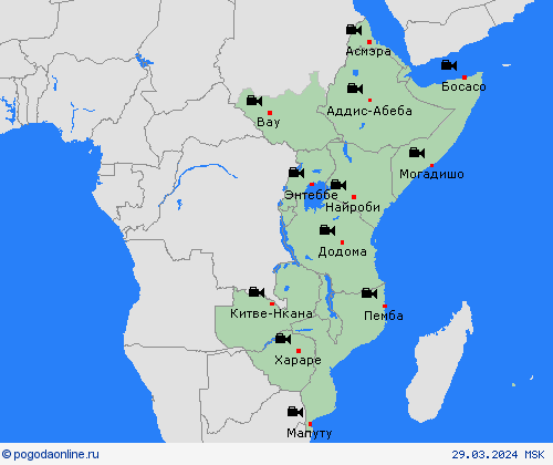 Веб-камера  Африка пргностические карты