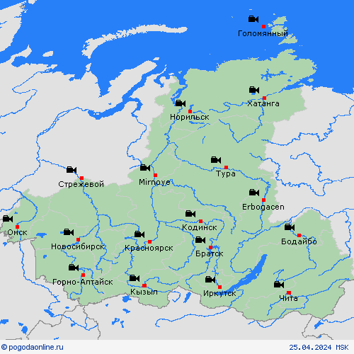 Веб-камера  Россия пргностические карты