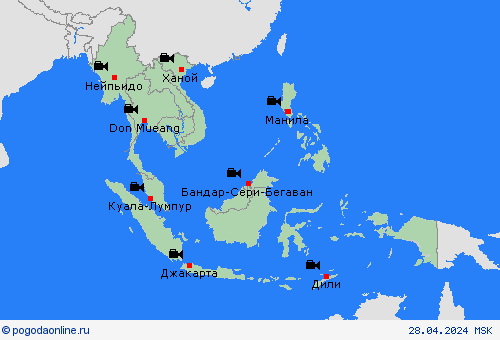 Веб-камера  Азия пргностические карты