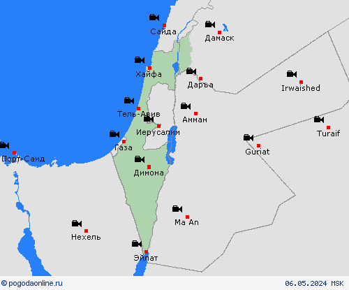 Веб-камера Израиль Азия пргностические карты