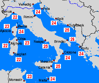 Средиземное море (центр): ср апр 24